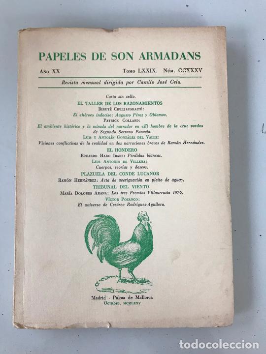 Libros de segunda mano: Papeles de son armadans. N&uacute;mero CCXXXV - Foto 1