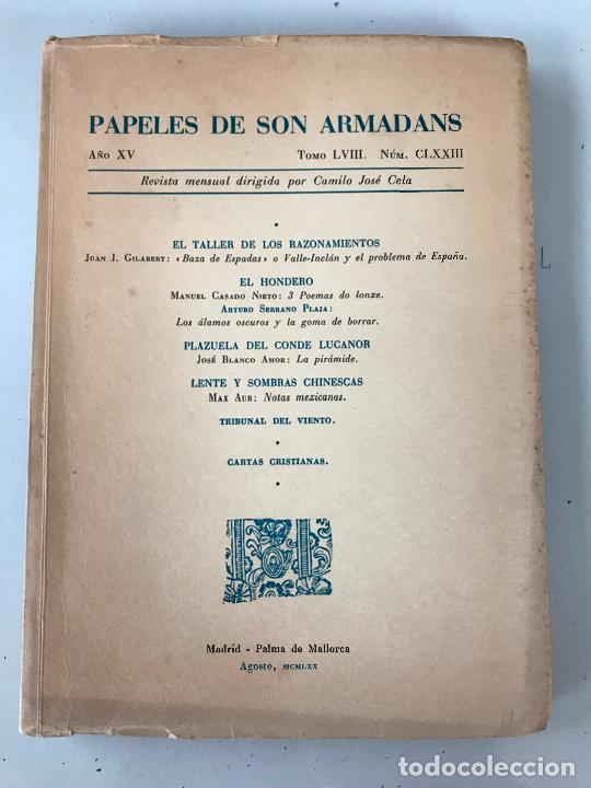 Libros de segunda mano: Papeles de son armadans. N&uacute;mero CLXXIII - Foto 1