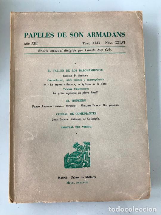 Libros de segunda mano: Papeles de son armadans. N&uacute;mero CXLVI - Foto 1