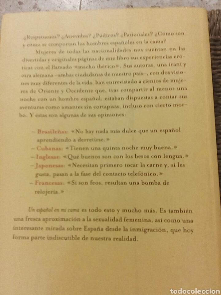 Libros de segunda mano: Un espa&ntilde;ol en mi cama - Foto 3
