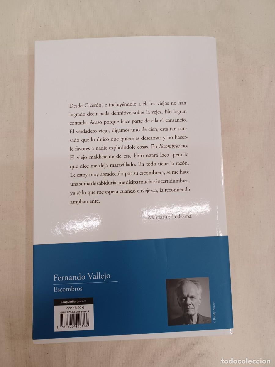 Libros de segunda mano: VALLEJO, FERNANDO. ESCOMBROS - Foto 2