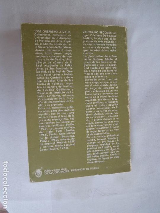 Libros de segunda mano: ARTE HISPALENSE - N&ordm;3 - VALERIANO BECQUER - JOSE GUERRERO LOVILLO - Foto 2