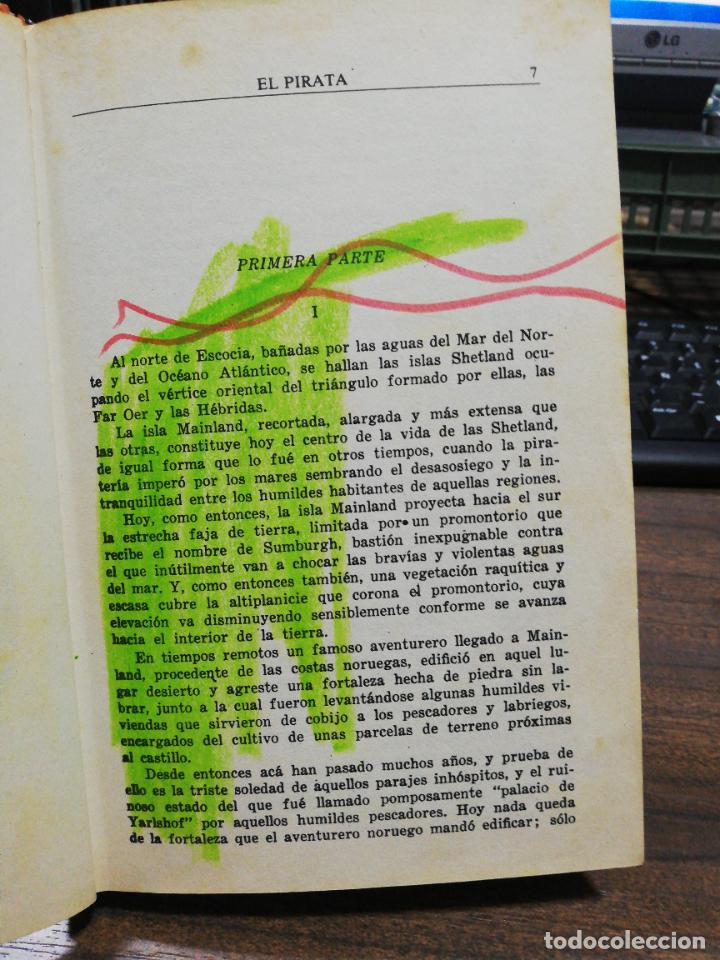 Libros de segunda mano: EL PIRATA. WALTER SCOTT. 1986. PAGS: 203. - Foto 3