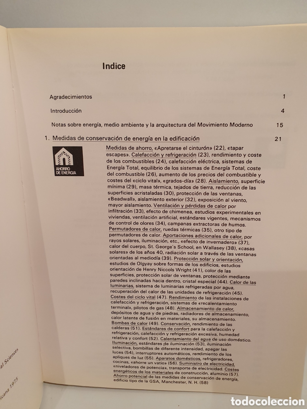 Libros de segunda mano: PHILIP STEADMAN. ENERGIA MEDIO AMBIENTE Y EDIFICACION. EDICIONES BLUME 1978. - Foto 5