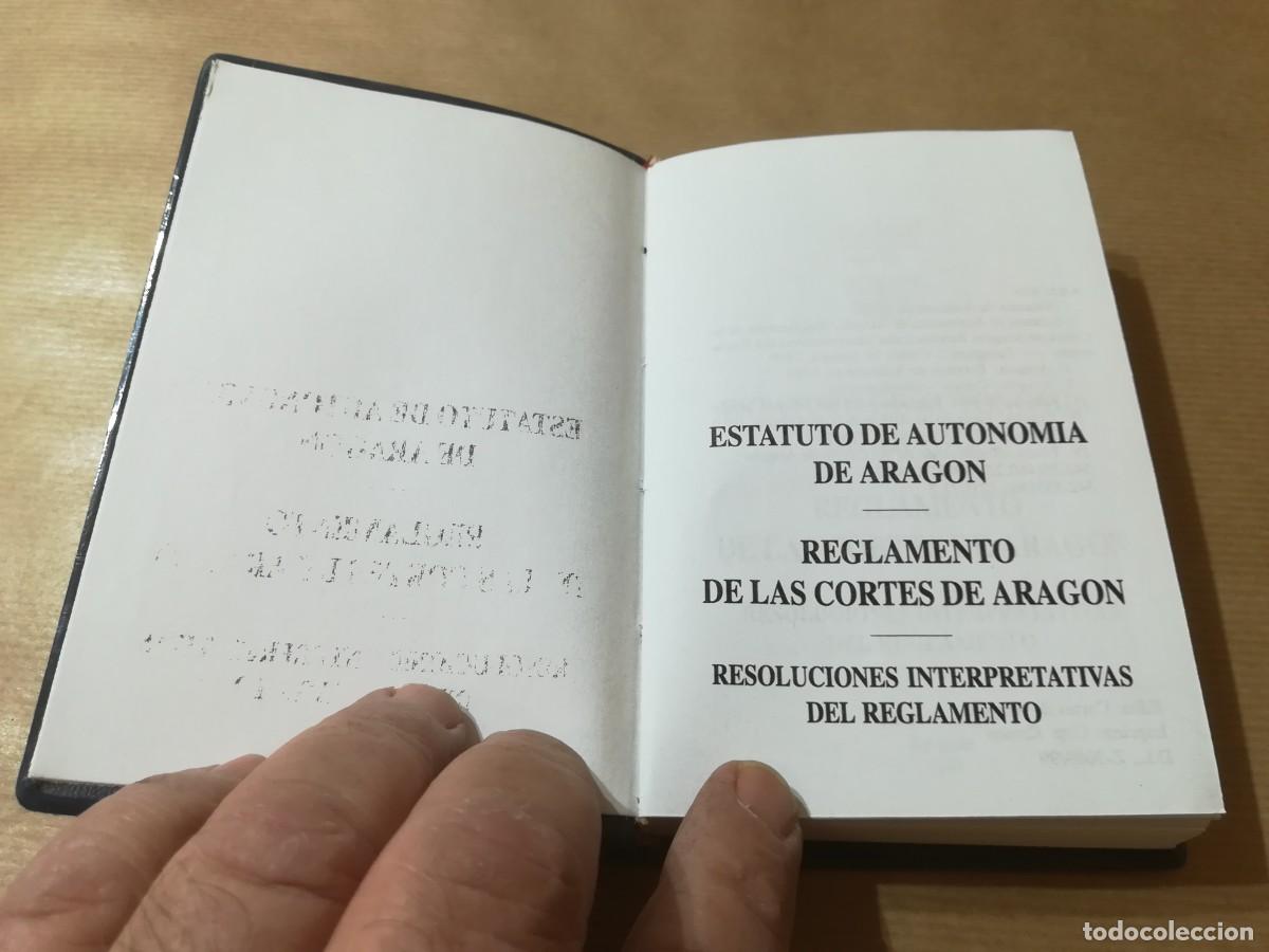 Libros de segunda mano: ESTATUTO AUTONOMIA ARAGON, REGLAMENTO DE LAS CORTES / AQ903 / - Foto 3