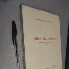 Libros de segunda mano: LITERATURA ILICITANA, PONENCIAS Y COMUNICACIONES ELCHE 1974 / IV ASAMBLEA COMARCAL / ALICANTE 1977. Lote 366218206
