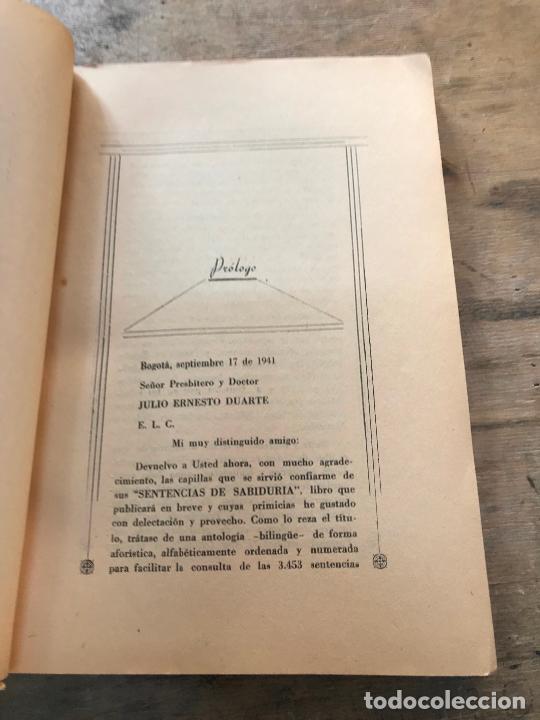 Libros de segunda mano: JULIO ERNESTO DUARTE. SENTENCIAS DE SABIDUR&Iacute;A. - Foto 4
