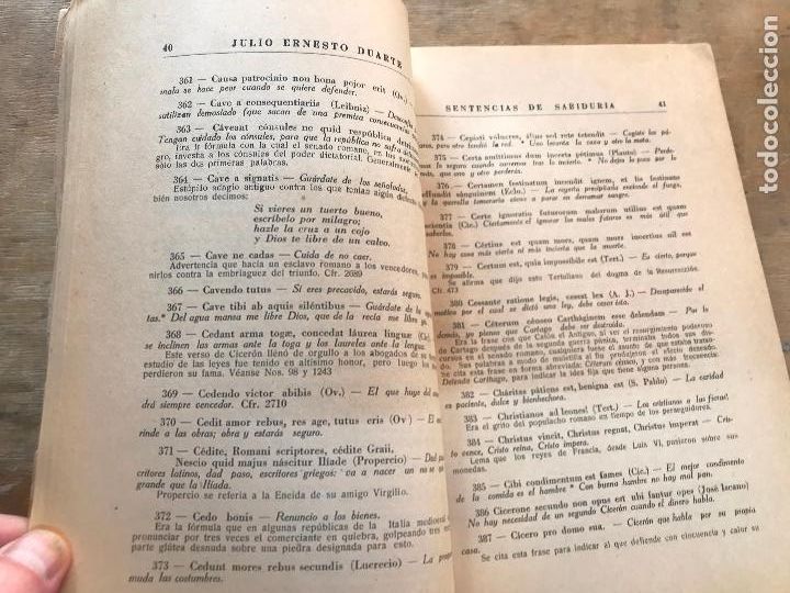 Libros de segunda mano: JULIO ERNESTO DUARTE. SENTENCIAS DE SABIDUR&Iacute;A. - Foto 5