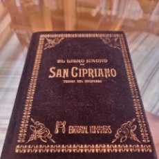 Libros de segunda mano: LIBRO MAGNO DE SAN CIPRIANO EDITORIAL HUMANITAS 1985. Lote 366231516