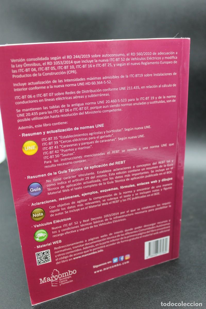 Libros de segunda mano: REGLAMENTO ELECTROT&Eacute;CNICO PARA BAJA TENSI&Oacute;N MARCOMBO 2019 - Foto 4