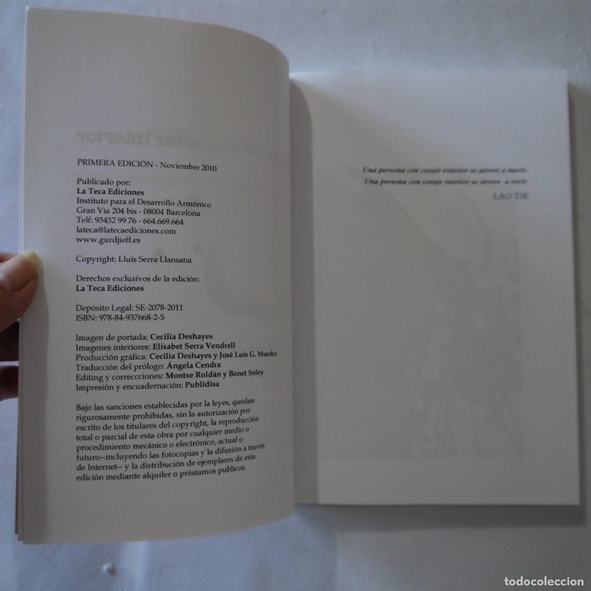 Libros de segunda mano: C&Oacute;DIGOS DEL DESPERTAR INTERIOR - LLU&Iacute;S SERRA LLANSANA - LA TECA EDICIONES - 2010 - 1.&ordf; EDICI&Oacute;N - Foto 5