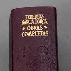 Libros de segunda mano: FEDERICO GARCIA LORCA - OBRAS COMPLETAS - AGUILAR. Lote 366270371