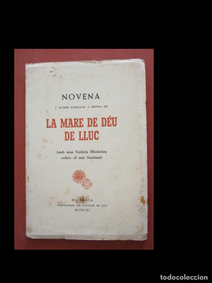 Libri di seconda mano: Novena i altres exercicis a honra de la Mare de D&eacute;u de Lluc. Amb una not&iacute;ca hist&ograve;rica sobre el seu s