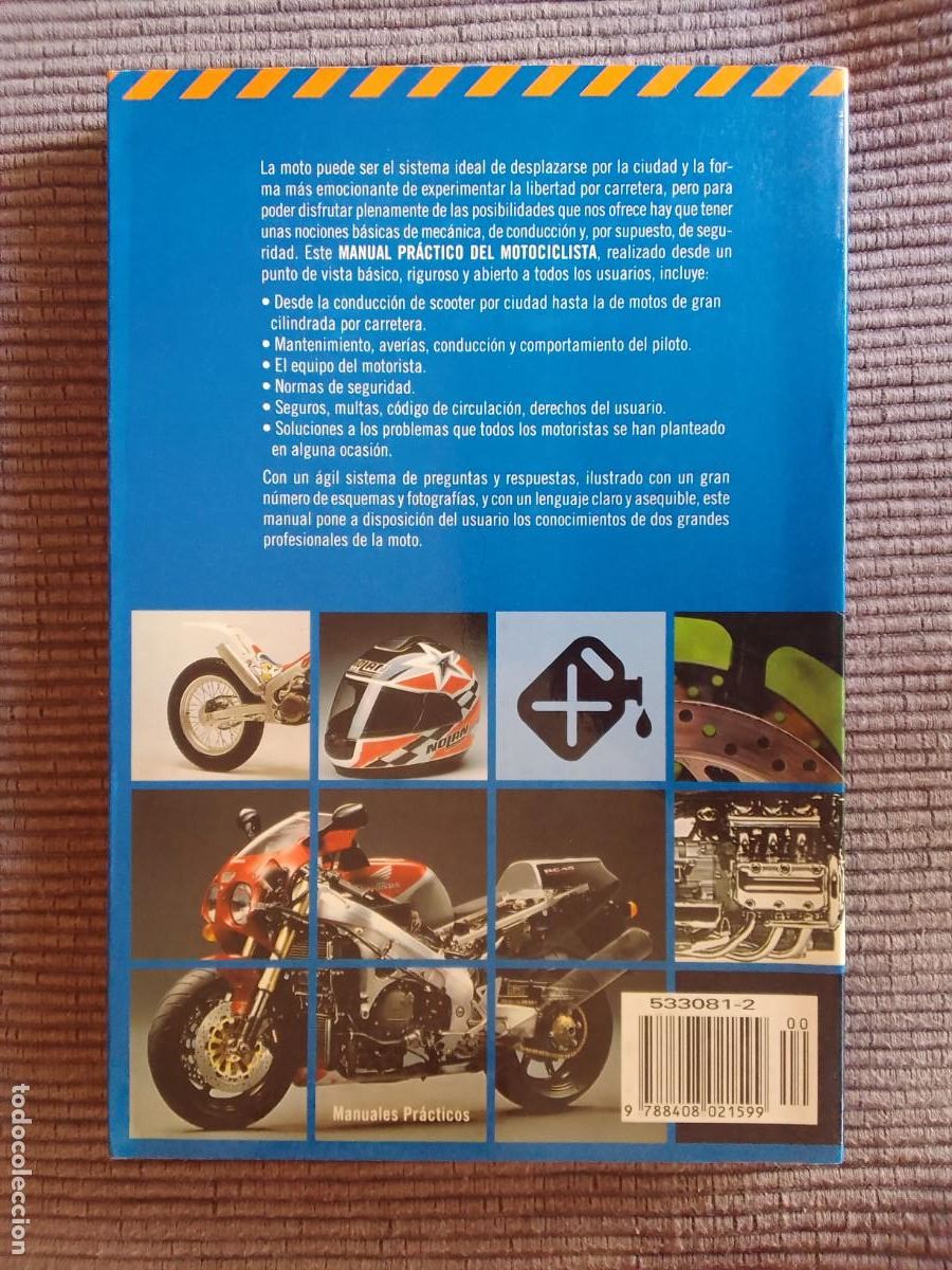 Libros de segunda mano: MANUAL PRACTICO DEL MOTOCICLISTA. DANI AMATRIAIN. PLANETA 1997. - Foto 3