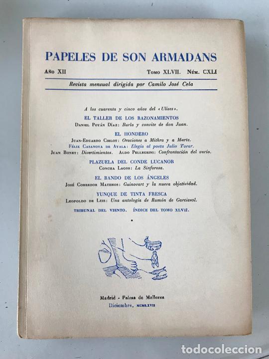 Libros de segunda mano: Papeles de son armadans. N&uacute;mero CXLI - Foto 1