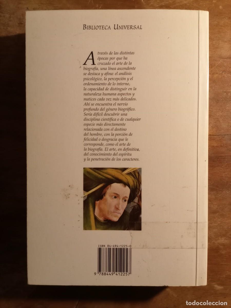 Libros de segunda mano: Arte de la biograf&iacute;a. Biblioteca universal - Foto 6