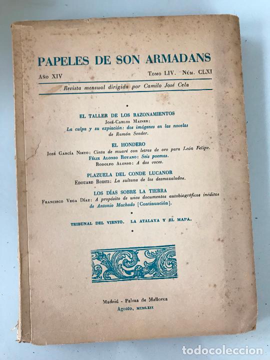 Libros de segunda mano: Papeles de son armadans. N&uacute;mero CLXI - Foto 1