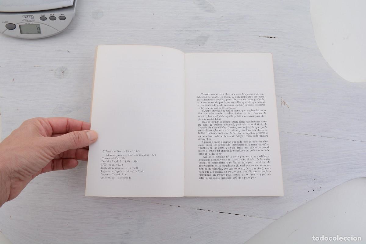 Libros de segunda mano: Fernando Boter, Problemas y ejercicios de contabilidad. Editorial Joventud - Foto 6