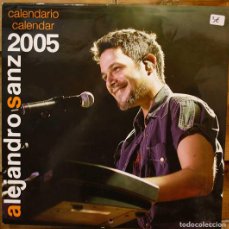 Libros de segunda mano: CALENDARIO ALEJANDRO SANZ 2005 - CALENDARIO. Lote 366402121