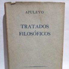 Libros de segunda mano: APULEYO - TRATADOS FILOSÓFICOS - PRIMERA EDICIÓN - 1968. Lote 366620101