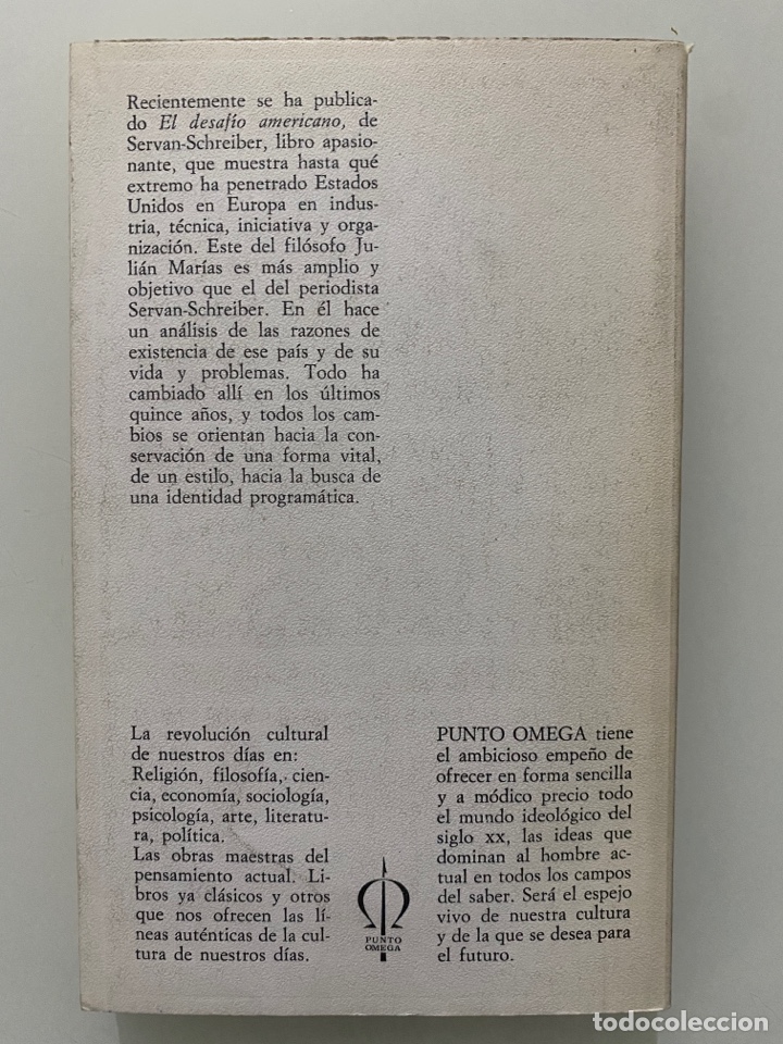 Libros de segunda mano: An&aacute;lisis de los Estados Unidos - MAR&Iacute;AS, Juli&aacute;n - Foto 2
