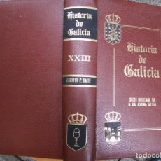 Libros de segunda mano: FOTOGRAFIA - HISTORIA DE GALICIA VOL XXIII - ARCHIVO PADRE GAITE - RAG -1983, 584 FOTOS LUGO ORENSE.. Lote 366693676