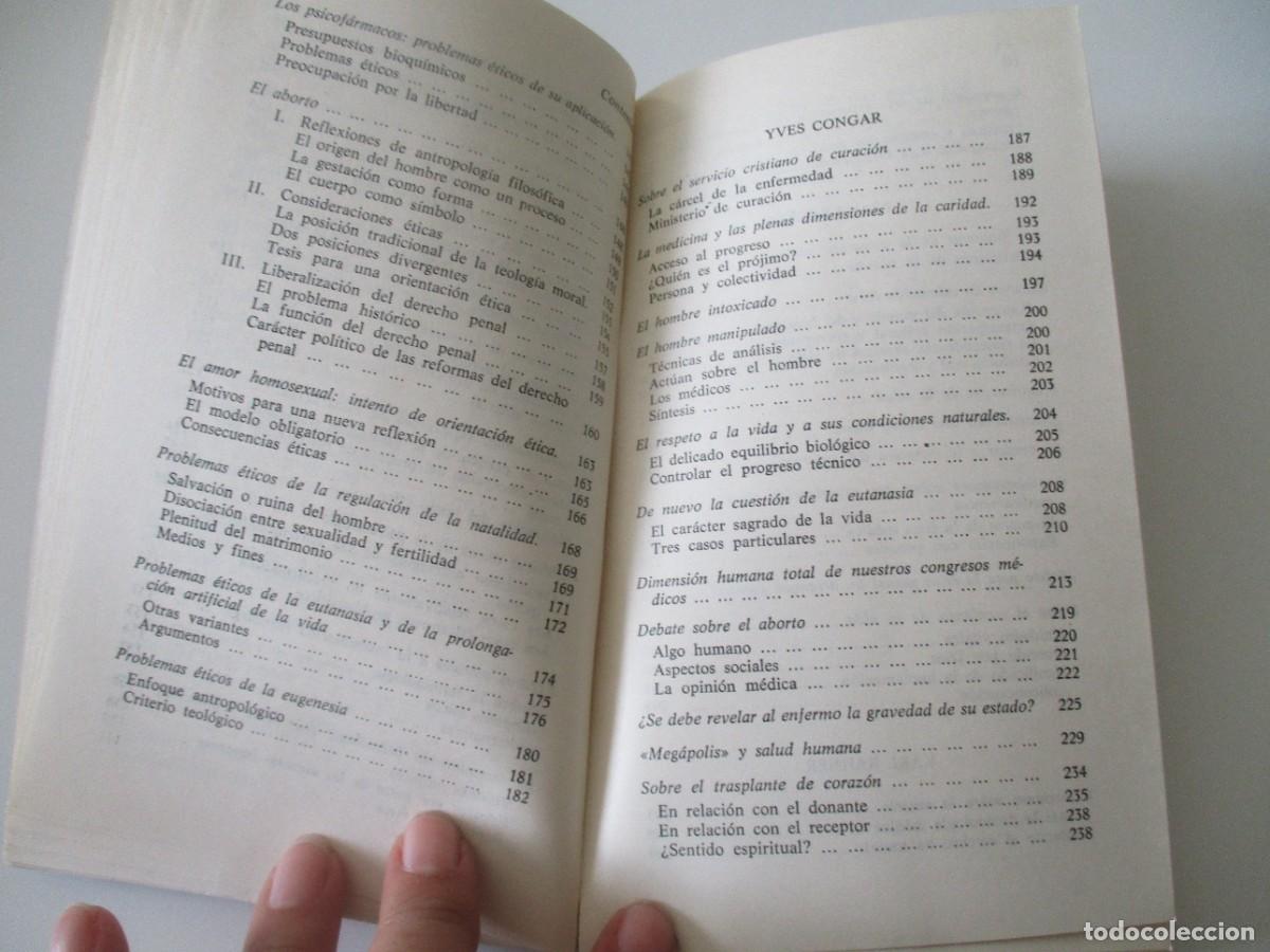 Libros de segunda mano: RAHNER AUER B&Ouml;CKLE CONGAR &Eacute;tica y medicina W14906 - Foto 4