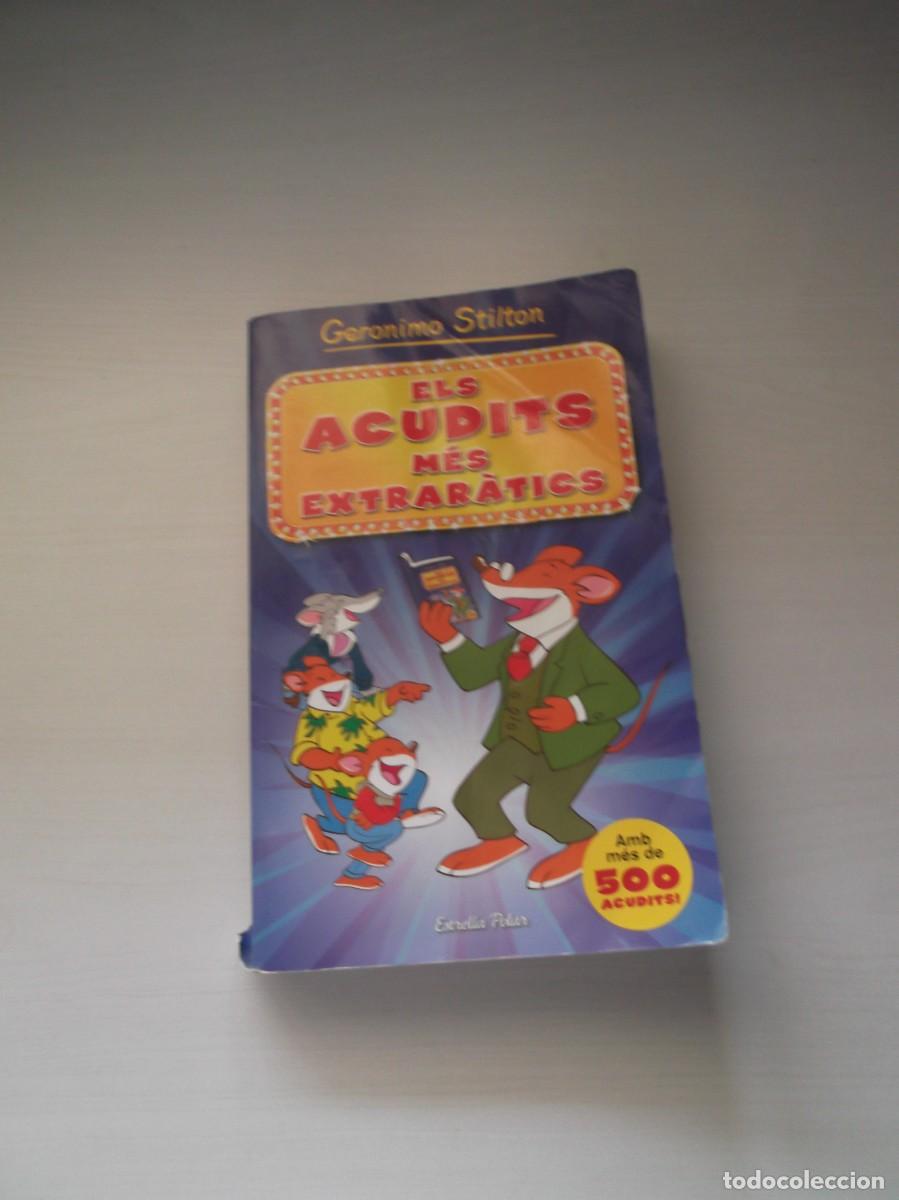 Libros de segunda mano: Els acudits m&eacute;s extrar&agrave;tics de Geronimo Stilton - Foto 1