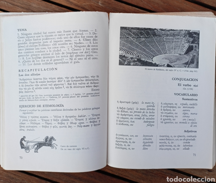 Libros de segunda mano: Ejercicios de Griego 1971 - Foto 3