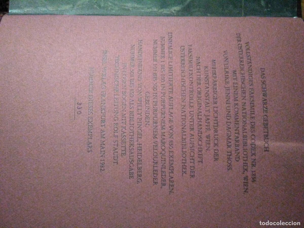 Libros de segunda mano: Libro de horas negro facs&iacute;mil - Foto 5