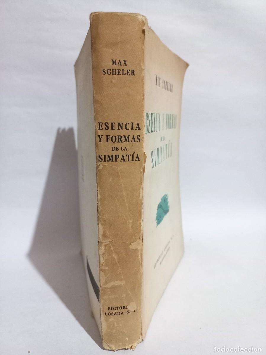 Libros de segunda mano: Max Scheler - Esencia y Formas de la Simpat&iacute;a - 1950 - Foto 2