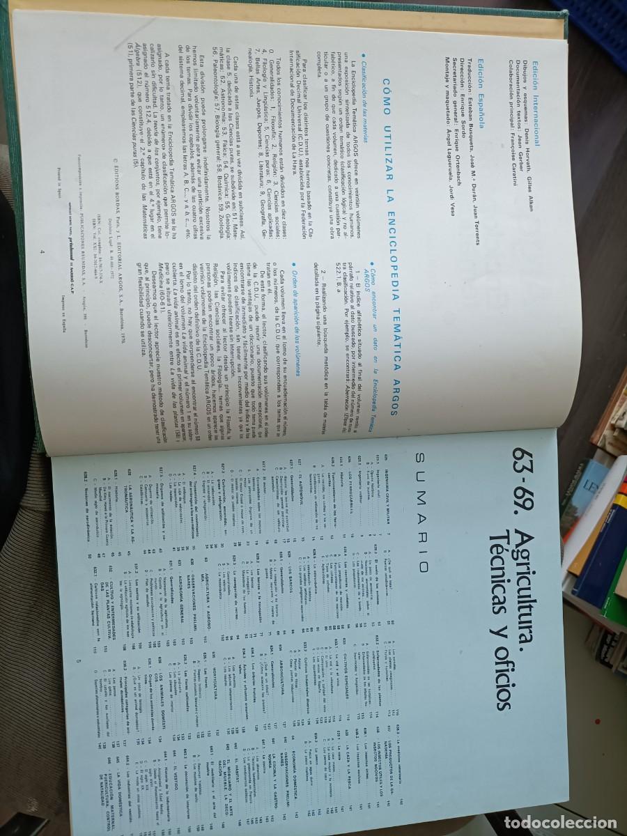 Libros de segunda mano: T&eacute;cnicas y oficios. Argos Enciclopedia Tem&aacute;tica - Foto 3