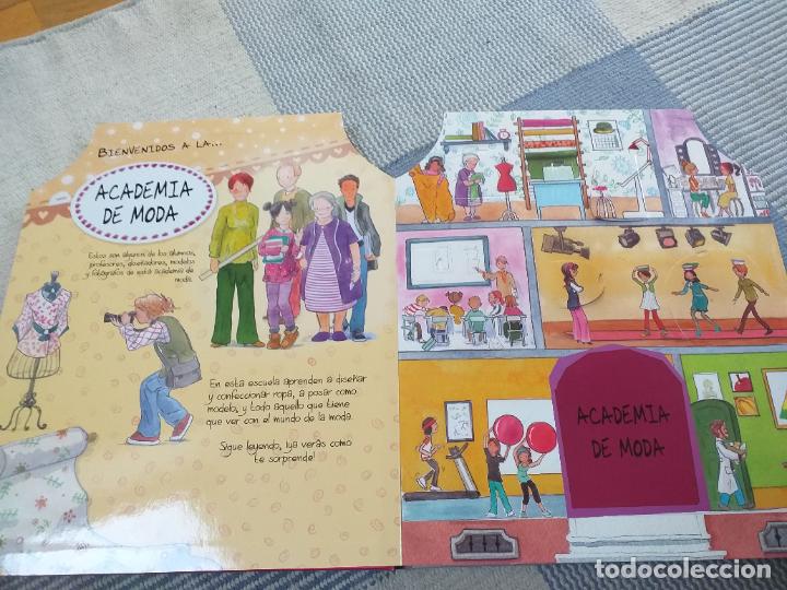 Libros de segunda mano: LIBRO ACADEMIA DE MODA CON VENTANAS PARA DESCUBRIR Y PRESS- OUTS PARA JUGAR - Foto 2