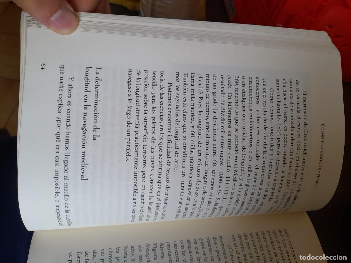 Libros de segunda mano: Libro Crist&oacute;bal Col&oacute;n y la carta templaria Jos&eacute; Antonio Hurtado - Foto 5