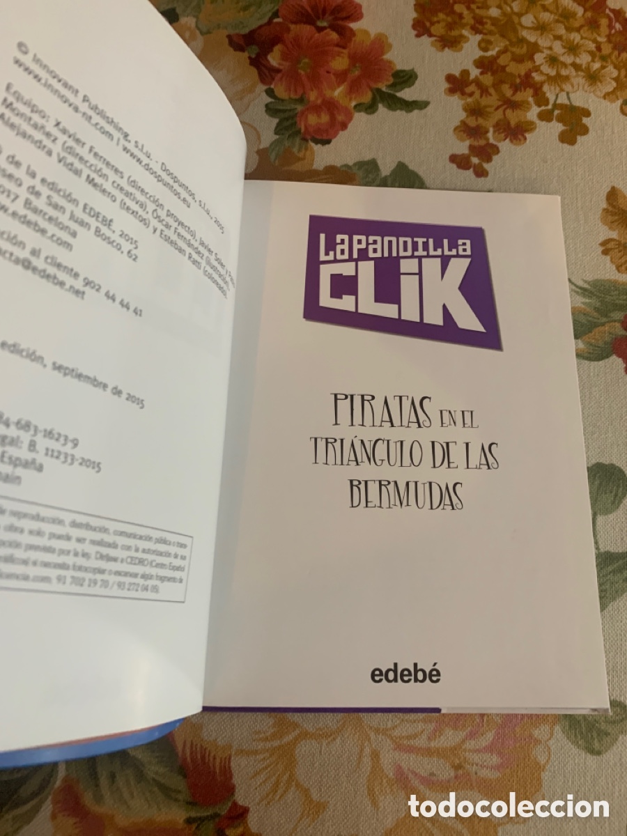 Libros de segunda mano: La Pandilla Clik. Piratas en el Tri&aacute;ngulo de las Bermudas. - Foto 6