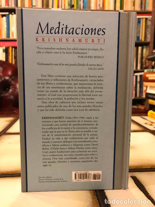 Libros de segunda mano: Meditaciones. Krishnamurti. - Foto 2
