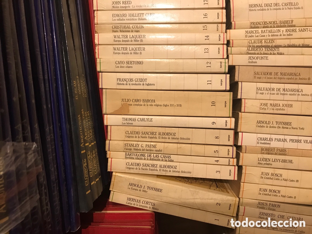 Libros de segunda mano: Biblioteca de la Historia. Sarpe. 1985. Completa - Foto 2