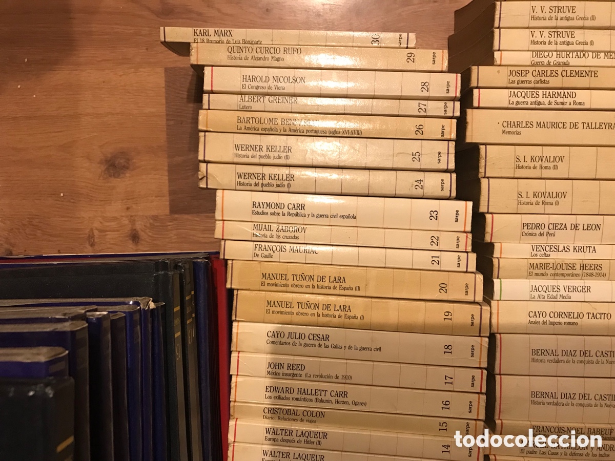 Libros de segunda mano: Biblioteca de la Historia. Sarpe. 1985. Completa - Foto 3