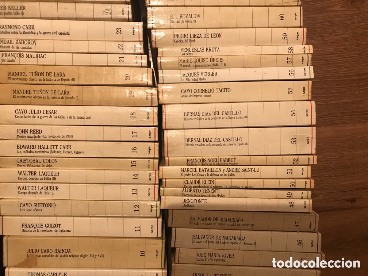 Libros de segunda mano: Biblioteca de la Historia. Sarpe. 1985. Completa - Foto 5