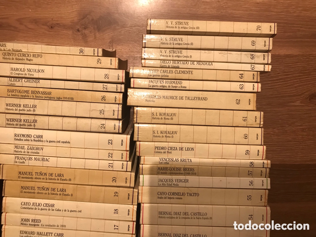 Libros de segunda mano: Biblioteca de la Historia. Sarpe. 1985. Completa - Foto 6