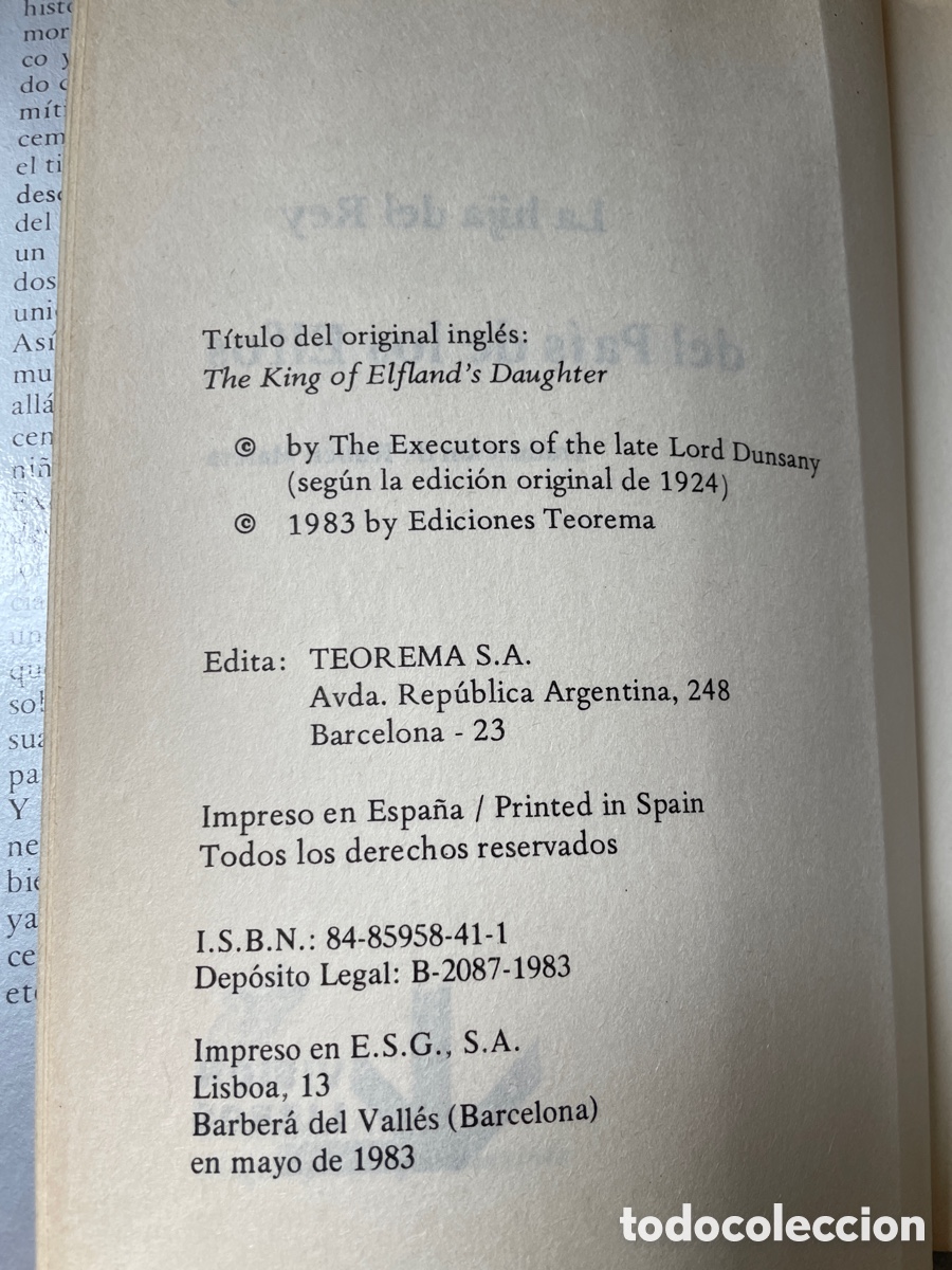 Libros de segunda mano: La Hija del Rey del Pa&iacute;s de los Elfos - Foto 3