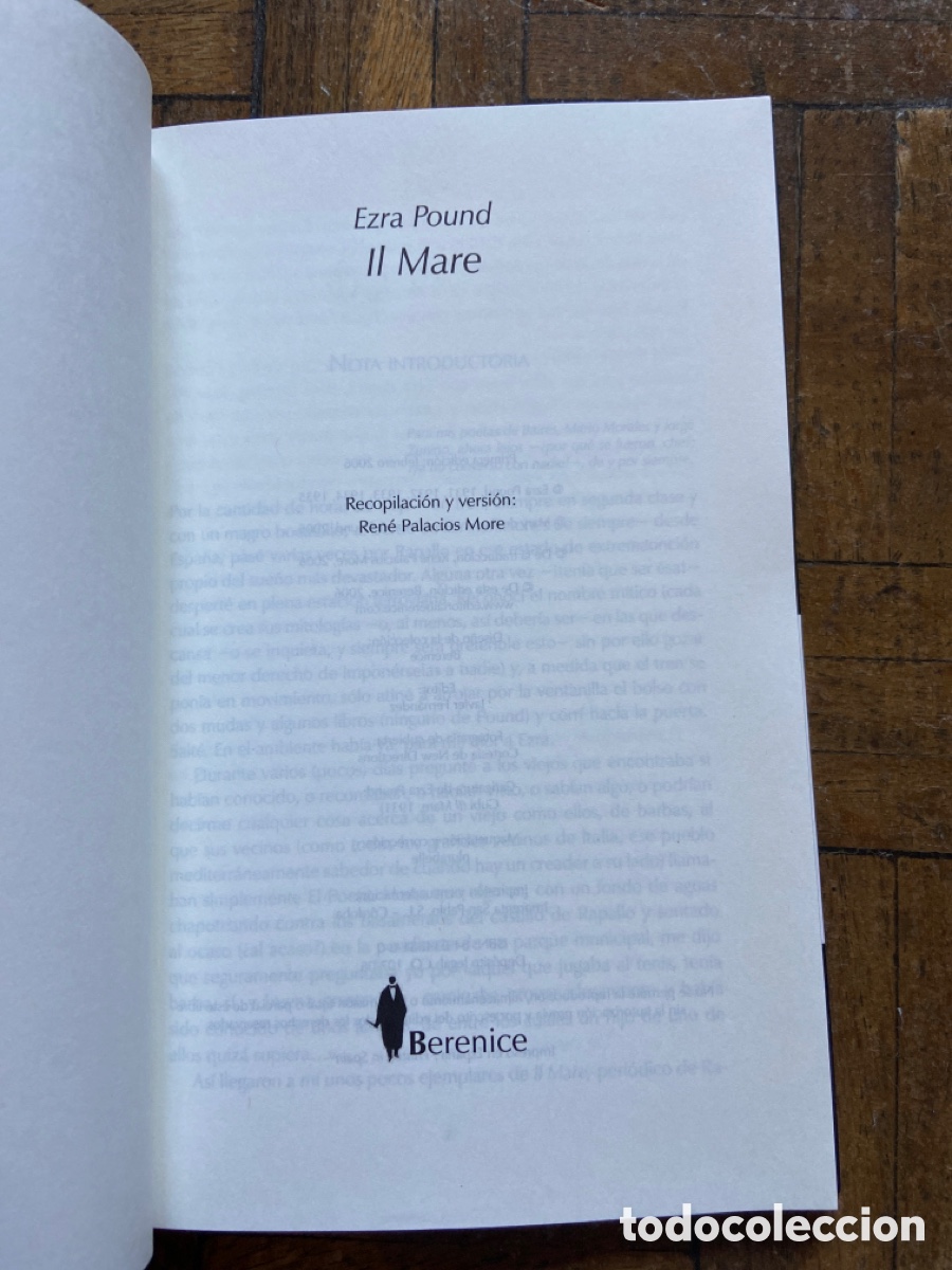 Libros de segunda mano: Il mare - Ezra Pound - Berenice (2006) - Foto 3