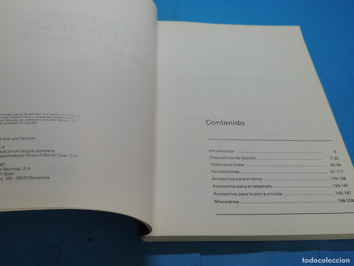Libros de segunda mano: 200 RECURSOS EN EL TRABAJO DE LA MADERA .- ROBERT WEARING - Foto 4