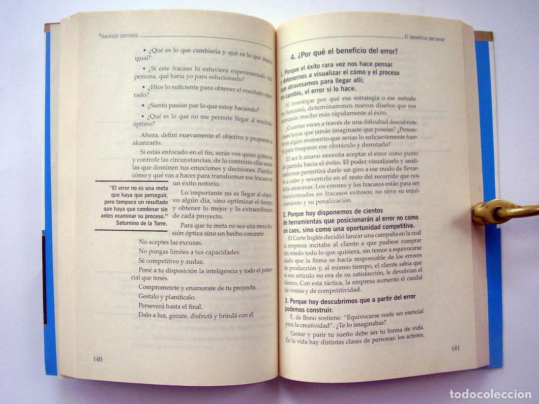 Libros de segunda mano: Fracasos Exitosos AUTOR: Bernardo Stamateas - Foto 3