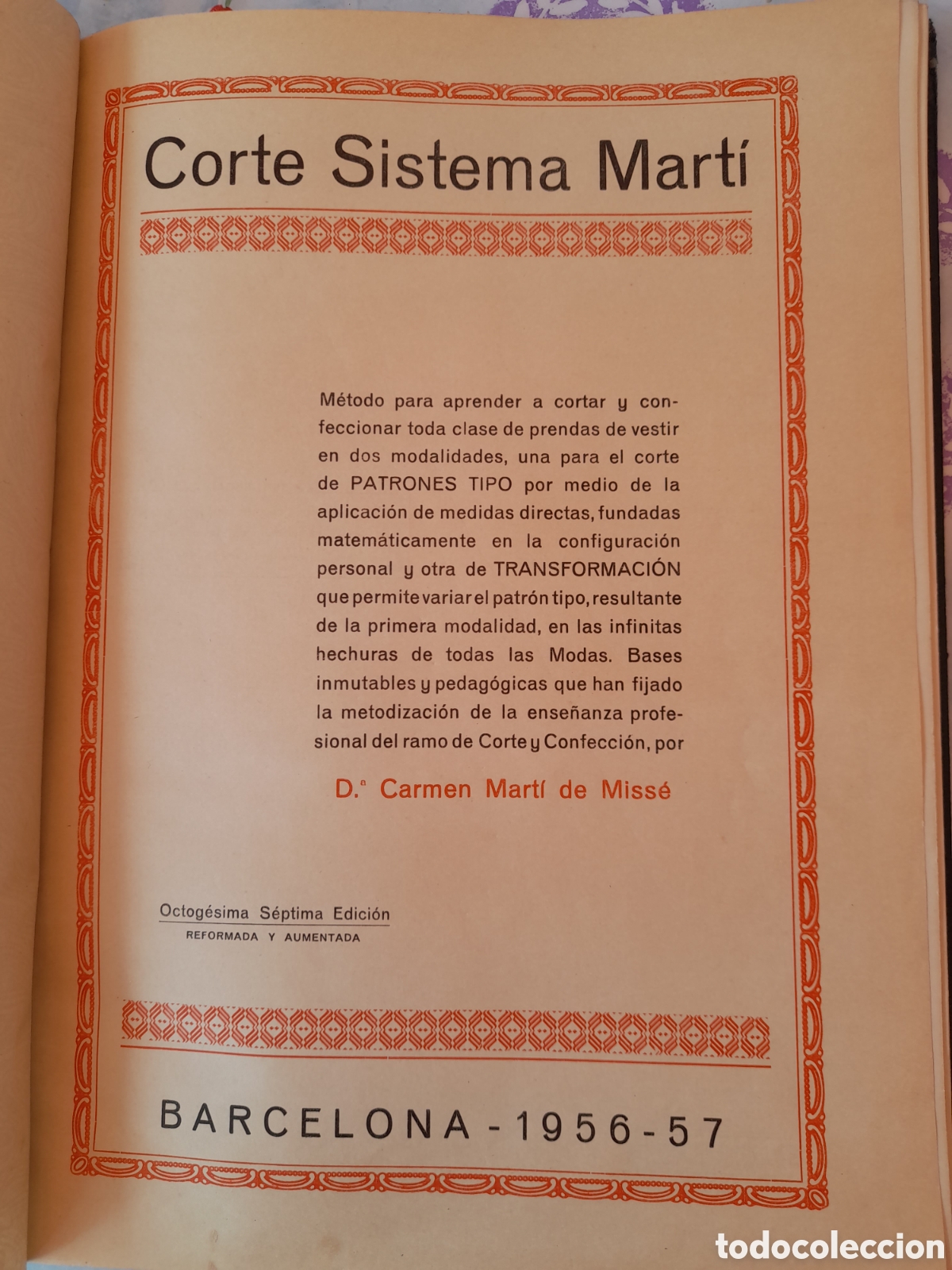Libros de segunda mano: LIBRO CORTE SISTEMA MARTI MODISTERIA A&Ntilde;O 56-57 - Foto 2