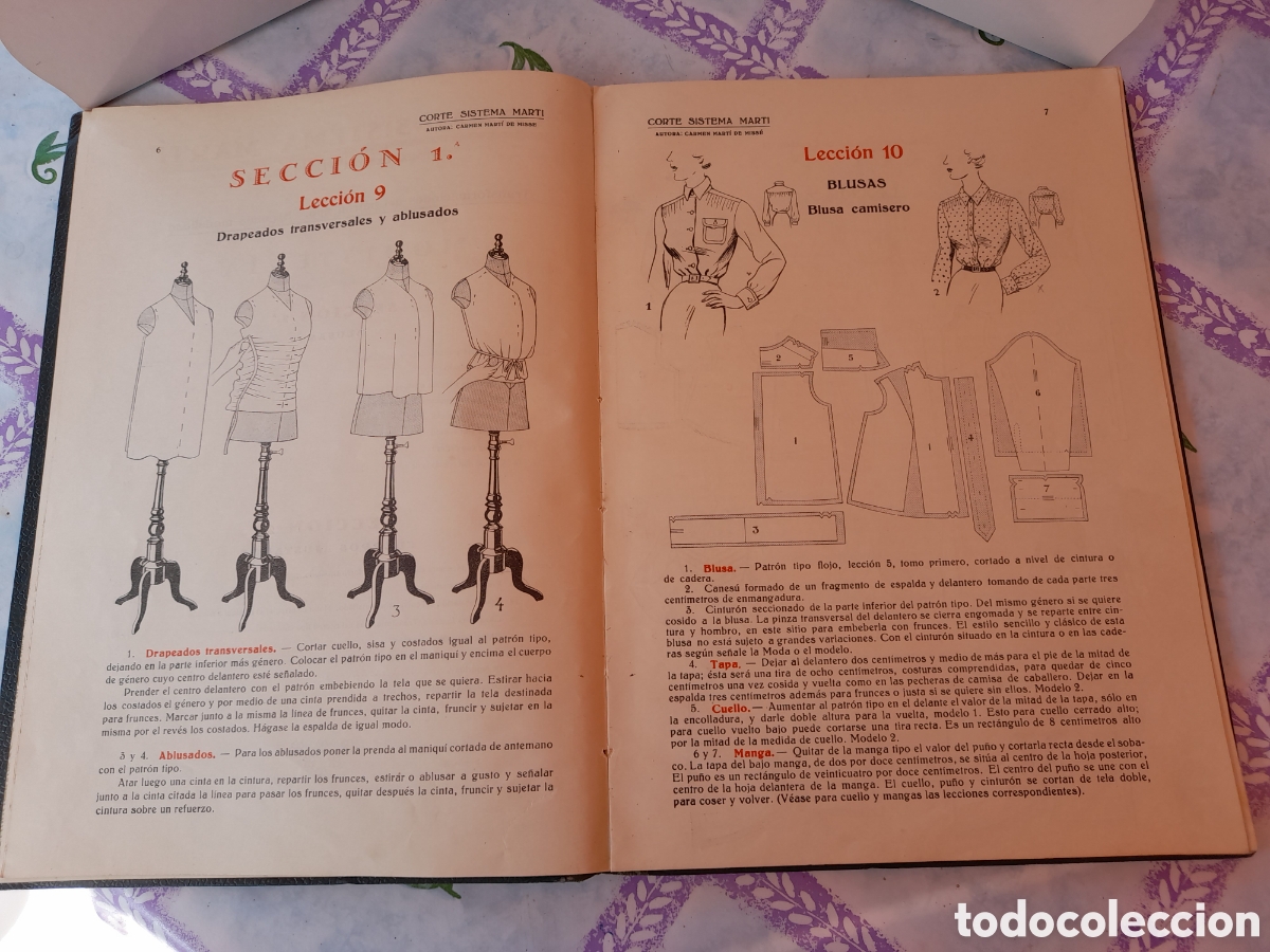 Libros de segunda mano: LIBRO CORTE SISTEMA MARTI MODISTERIA A&Ntilde;O 56-57 - Foto 3