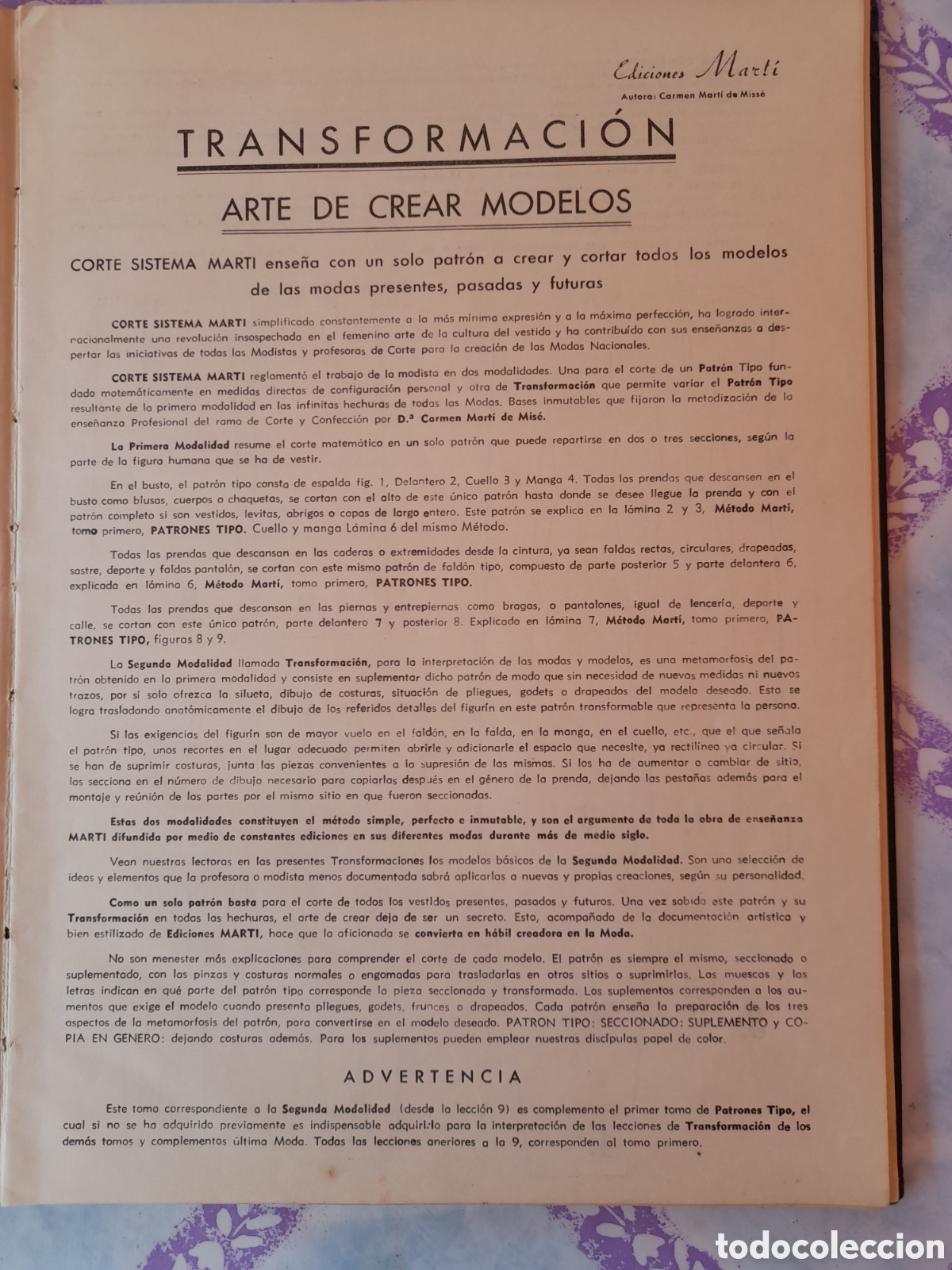 Libros de segunda mano: LIBRO CORTE SISTEMA MARTI MODISTERIA A&Ntilde;O 56-57 - Foto 5