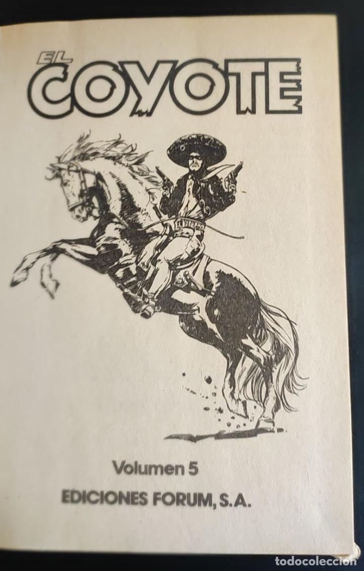 Libros de segunda mano: EL COYOTE - VOLUMEN 5 - EDICIONES FORUM - Foto 2