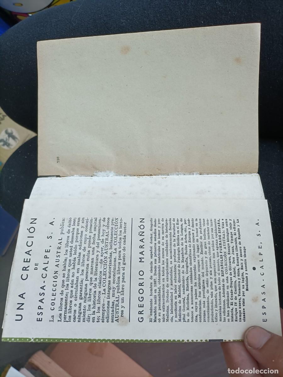 Libros de segunda mano: Espa&ntilde;oles fuera de Espa&ntilde;a. Gregorio Mara&ntilde;&oacute;n. 1957 - Foto 3