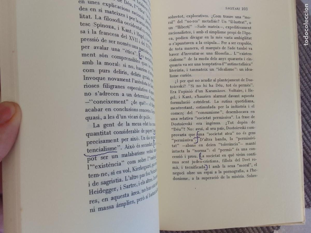 Libros de segunda mano: SAGITARI. JOAN FUSTER. DIPUTACIO DE VALENCIA 1985. - Foto 7